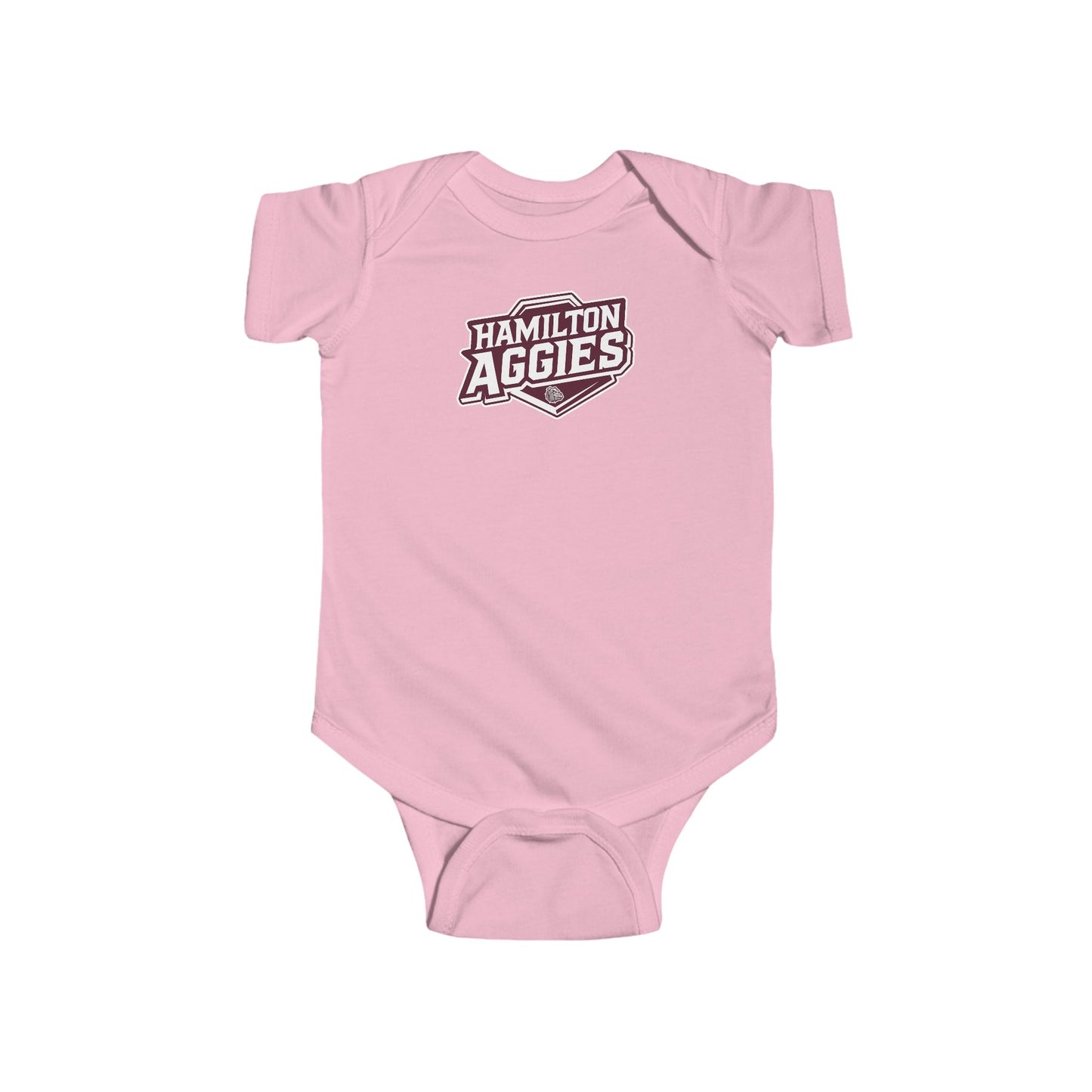 Short Sleeve Baby Bodysuit \ Hamilton Aggies \ HA1