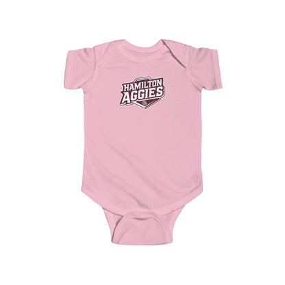 Short Sleeve Baby Bodysuit \ Hamilton Aggies \ HA1