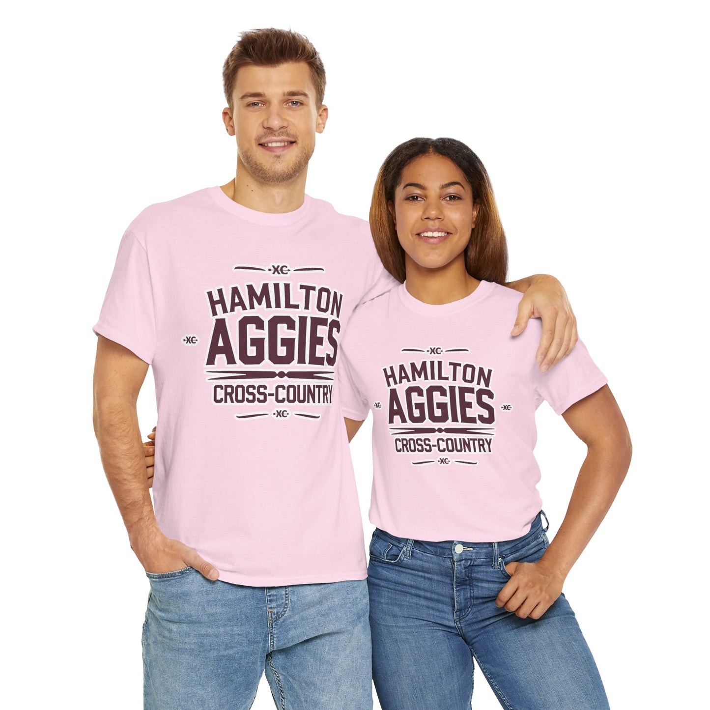 Adult Tee \ Hamilton Aggies Cross-Country \ HCC1