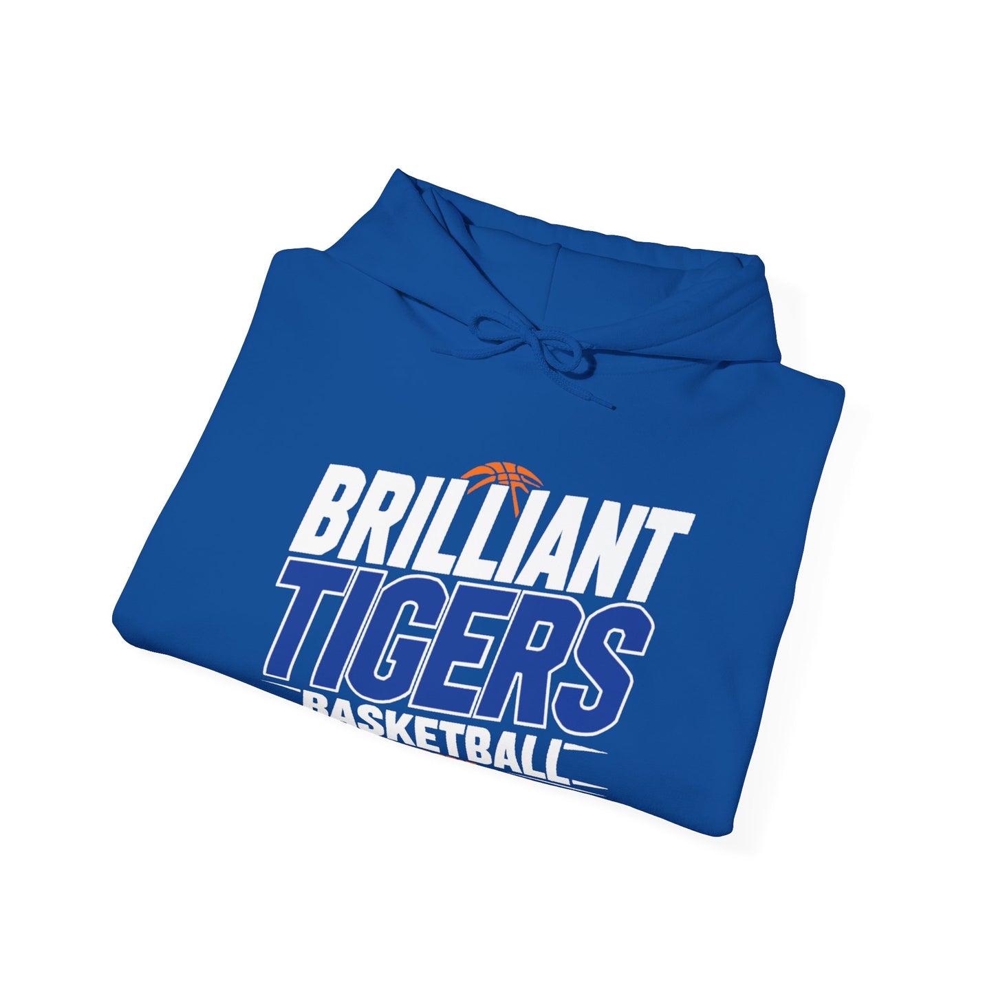 Adult Hoodie Sweatshirt \ Brilliant Tigers Basketball \ BTBK1