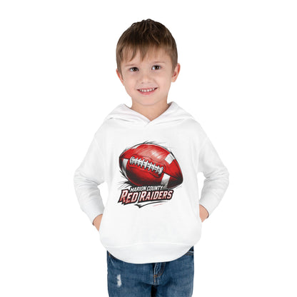 Toddler  Hoodie Sweatshirt \ Marion County Red Raiders Football \ MCF1
