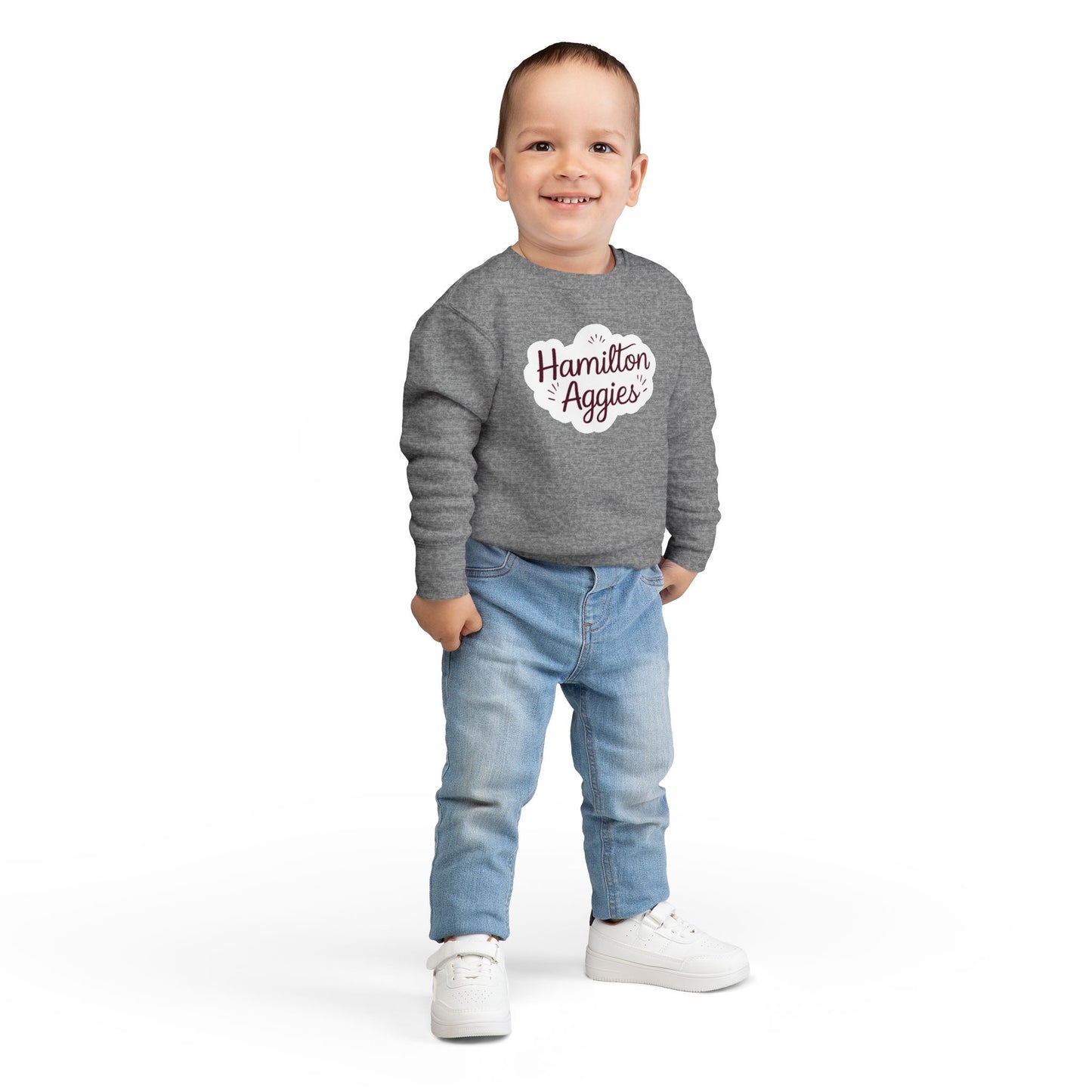 Toddler Crewneck Sweatshirt \ Hamilton Aggies \ HAG1