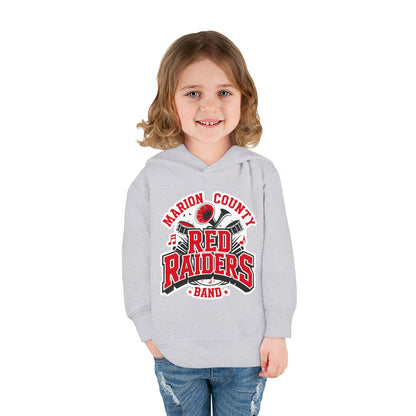 Toddler Hoodie Sweatshirt \ Marion County Red Raiders Band \ MCB2