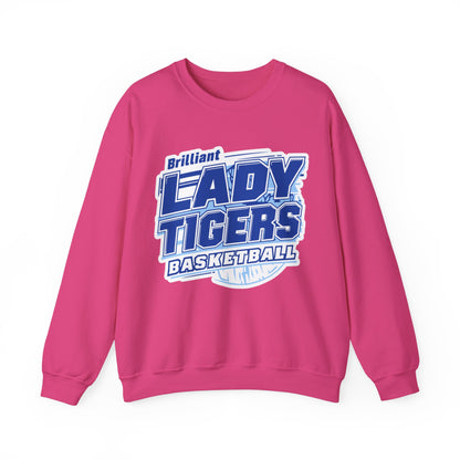 Adult Crewneck Sweatshirt \ Brilliant Tigers Basketball \ BTBKG2