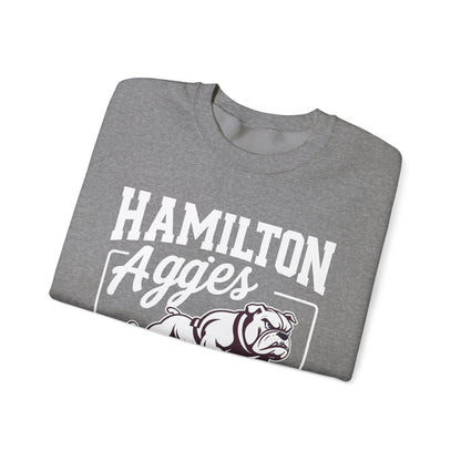 Adult Crewneck Sweatshirt \ Hamilton Aggies Cross-Country \ HCC2