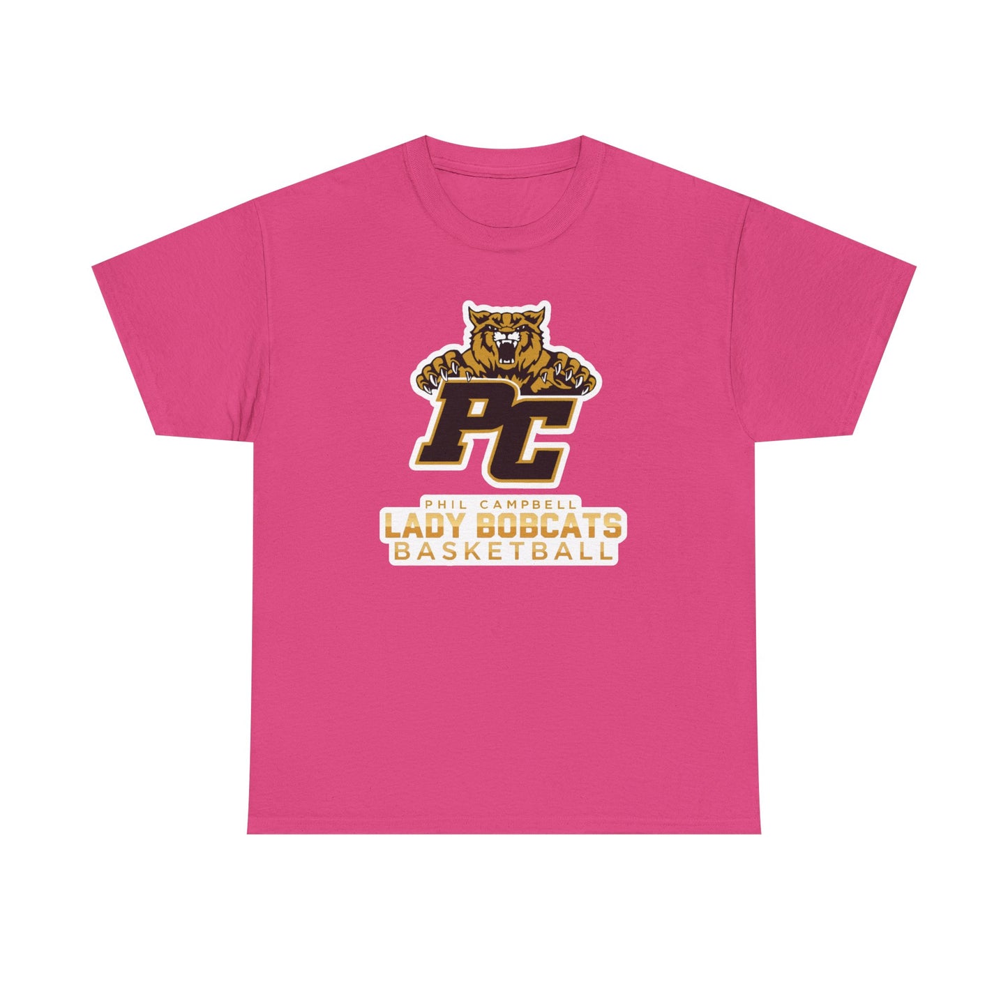 Adult Tee \ Phil Campbell Bobcats Basketball \ PCBBKG1