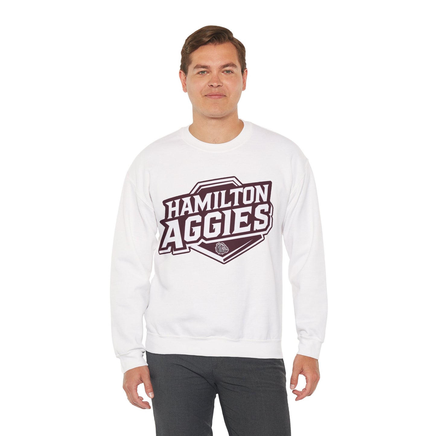 Adult Crewneck Sweatshirt \ Hamilton Aggies \ HA1