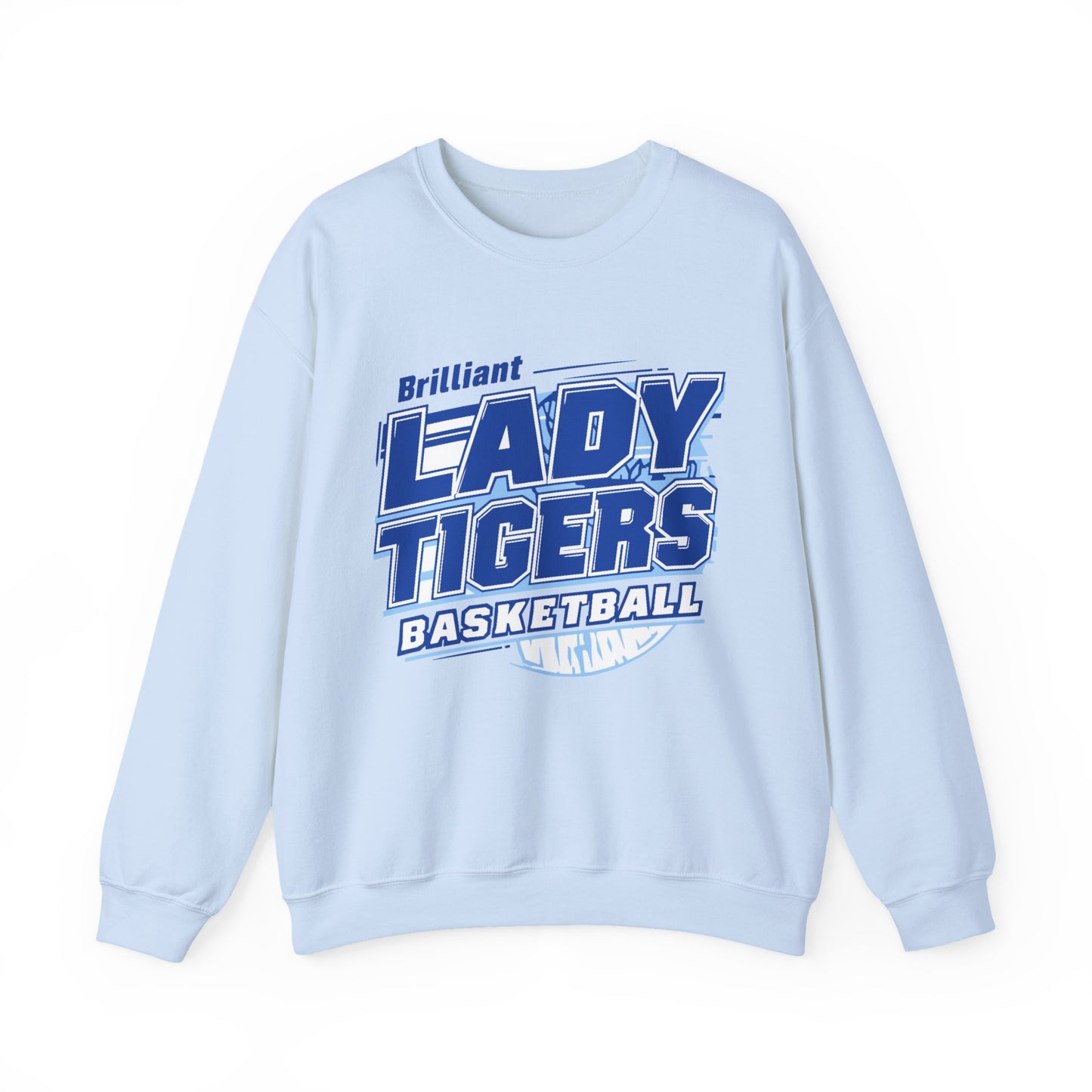 Adult Crewneck Sweatshirt \ Brilliant Tigers Basketball \ BTBKG2
