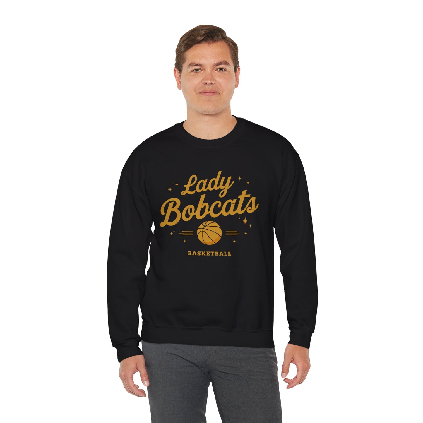 Adult Crewneck Sweatshirt \ Phil Campbell Bobcats Basketball \ PCBBKG2