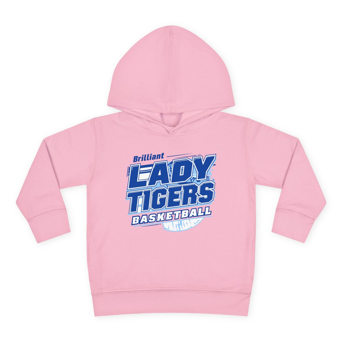 Toddler Hoodie Sweatshirt \ Brilliant Tigers Basketball \ BTBKG2