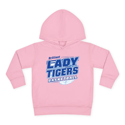 Toddler Hoodie Sweatshirt \ Brilliant Tigers Basketball \ BTBKG2