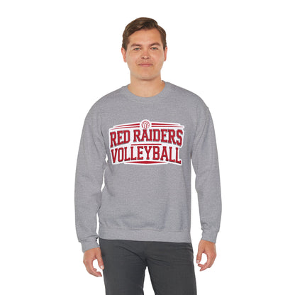 Adult Crewneck Sweatshirt \ Marion County Red Raiders Volleyball \ MCV2