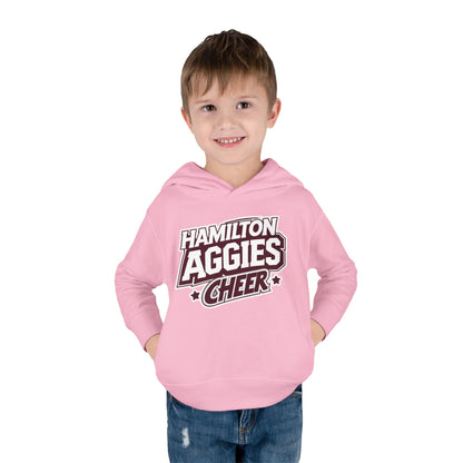 Toddler Hoodie Sweatshirt \ Hamilton Aggies Cheer \ HAC1