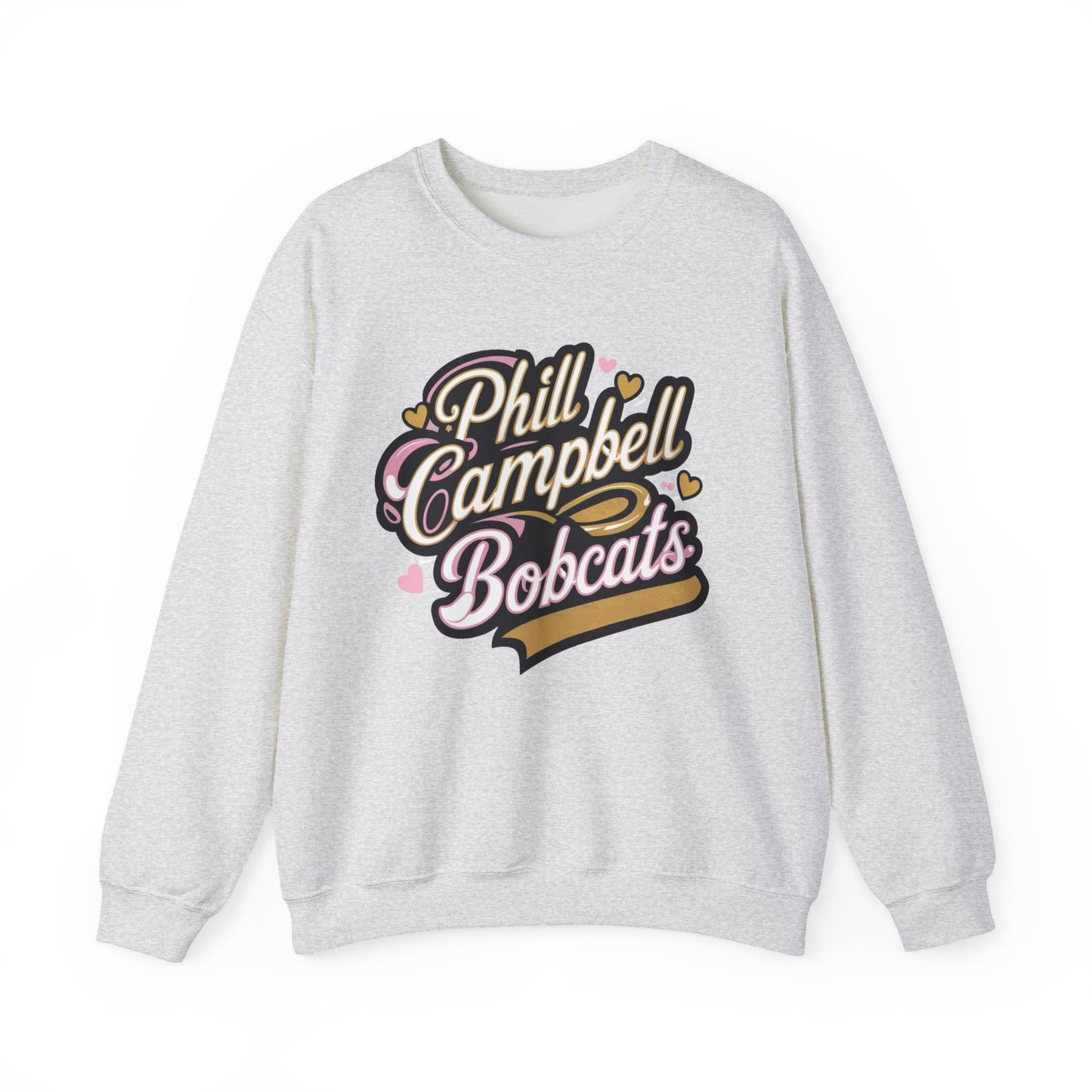 Adult Crewneck Sweatshirt \ Phill Campbell Bobcats \ PCBG1