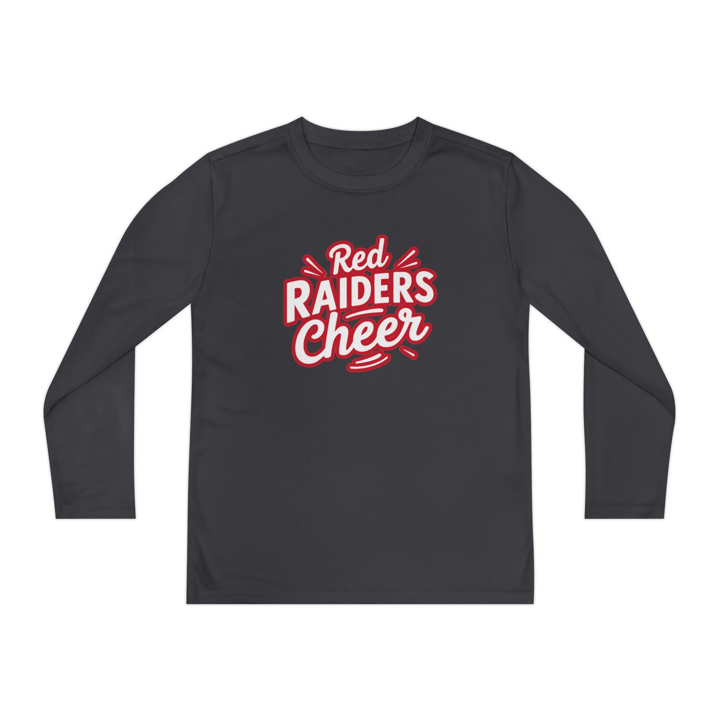 Youth Long Sleeve Tee \ Marion County Red Raiders Cheer \ MCC1