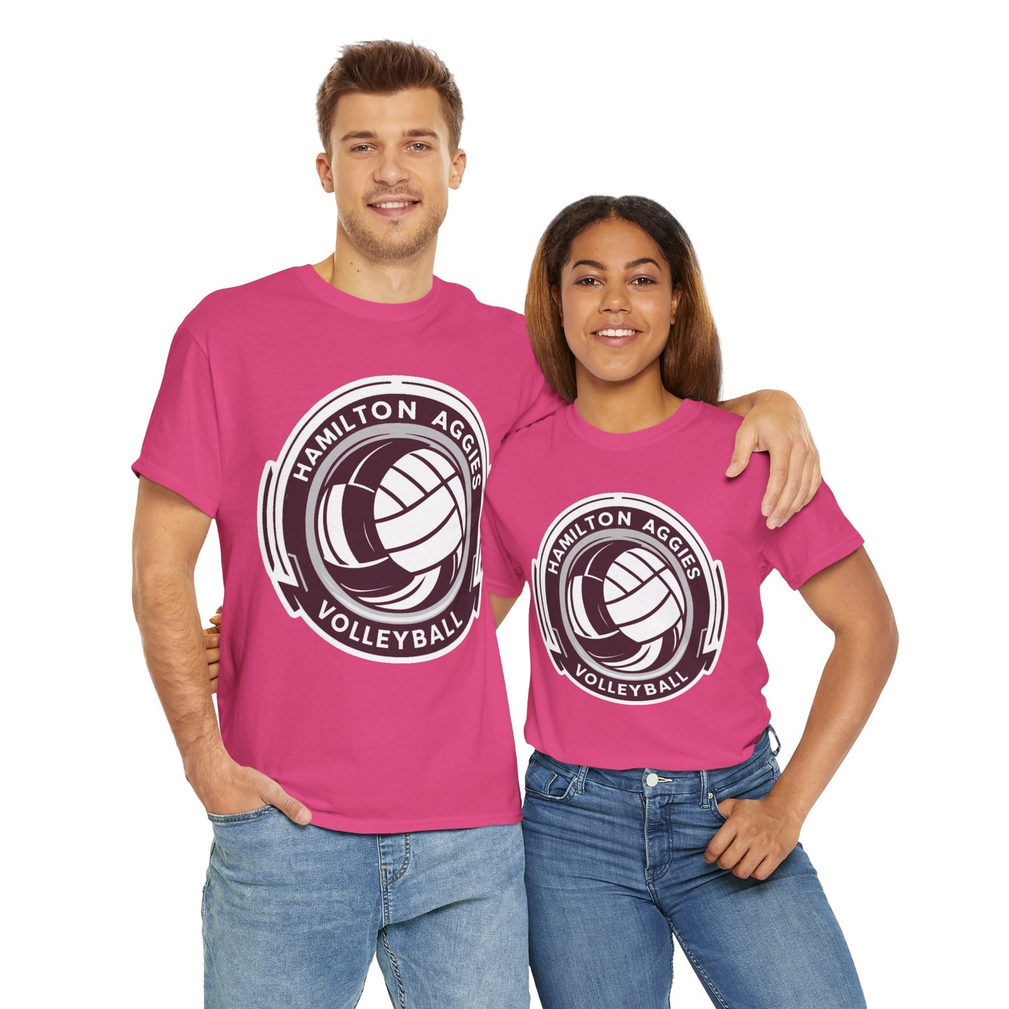 Adult Tee \ Hamilton Aggies Volleyball \ HAV1