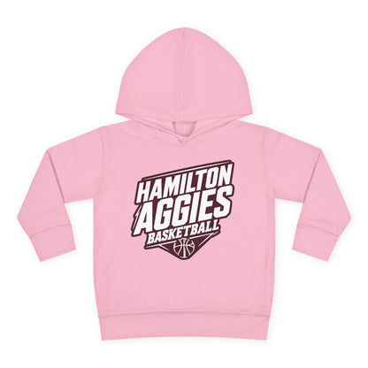 Toddler Hoodie Sweatshirt \ Hamilton Aggies Basketball \ HABB2