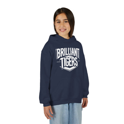 Youth Hooded Sweatshirt \ Brilliant Tigers \ BT2
