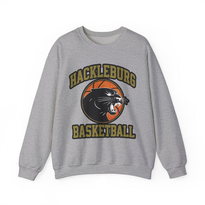 Adult Crewneck Sweatshirt \ Hackleburg Panther Basketball \ HPBK1