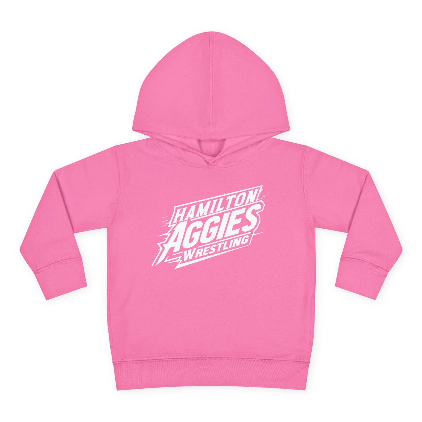 Toddler Hoodie Sweatshirt \ Hamilton Aggies Wrestling \ HAW1