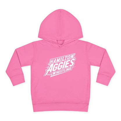 Toddler Hoodie Sweatshirt \ Hamilton Aggies Wrestling \ HAW1