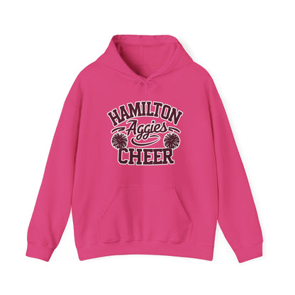 Adult Hoodie Sweatshirt \ Hamilton Aggies Cheer \ HAC2