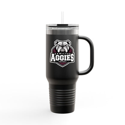 40oz Insulated Tumbler \ Hamilton Aggies Football \ HAF2