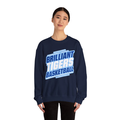 Adult Crewneck Sweatshirt \ Brilliant Tigers Basketball \ BTBK2