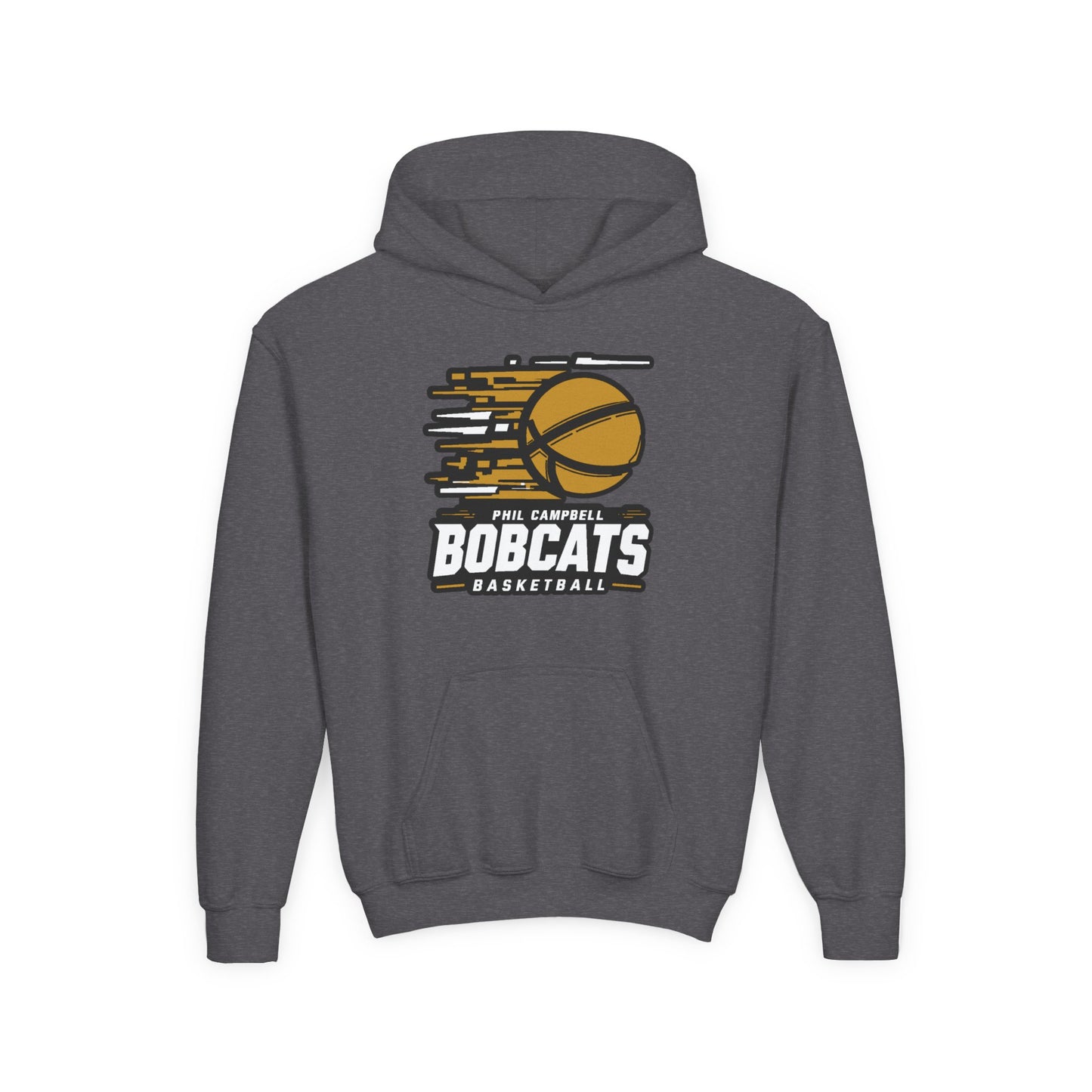 Youth Hoodie Sweatshirt \ Phil Campbell Bobcats Basketball \ PCBBK2
