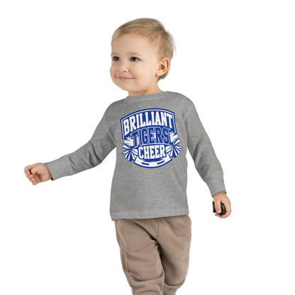 Toddler Long Sleeve Tee \ Brilliant Tigers Cheer \ BTC1
