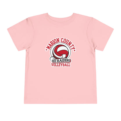 Toddler Tee \ Marion County Red Raiders Volleyball \ MCV1