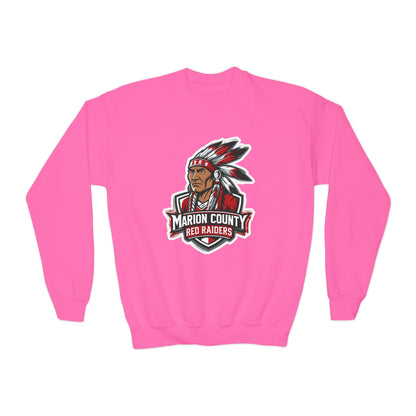 Youth Crewneck Sweatshirt \ Marion County Red Raiders \ MC2