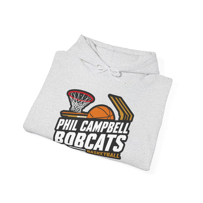 Adult Hoodie Sweatshirt \ Phil Campbell Bobcats Basketball \ PCBBK1