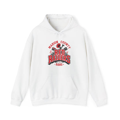 Adult Hoodie Sweatshirt \ Marion County Red Raiders Band \ MCB2