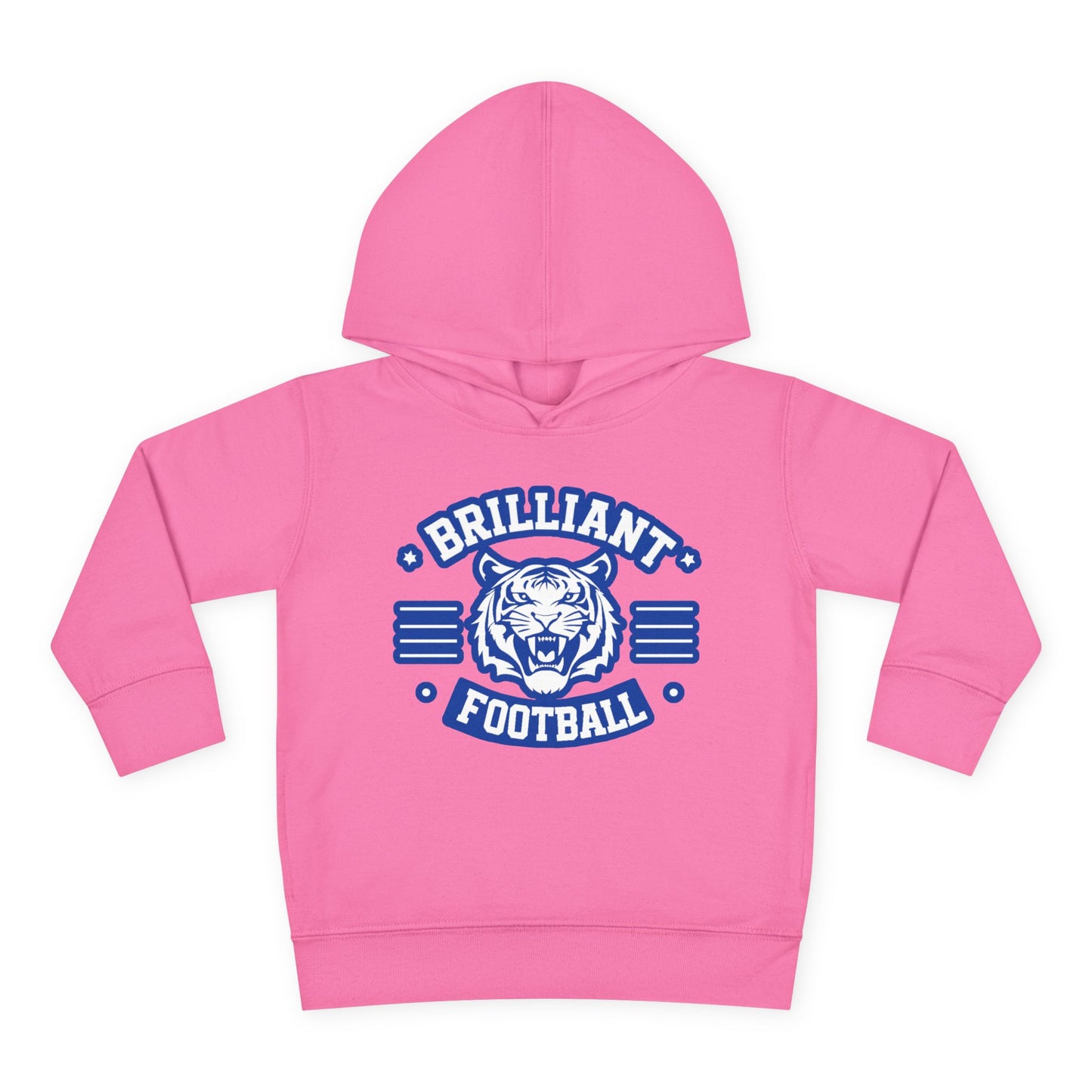 Toddler Hoodie Sweatshirt \ Brilliant Tigers Football \ BTF2