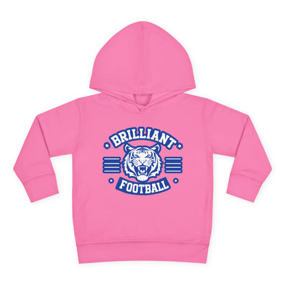 Toddler Hoodie Sweatshirt \ Brilliant Tigers Football \ BTF2