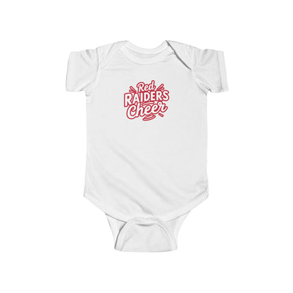 Short Sleeve Baby Bodysuit \ Marion County Red Raiders Cheer \ MCC1