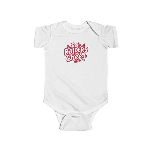 Short Sleeve Baby Bodysuit \ Marion County Red Raiders Cheer \ MCC1