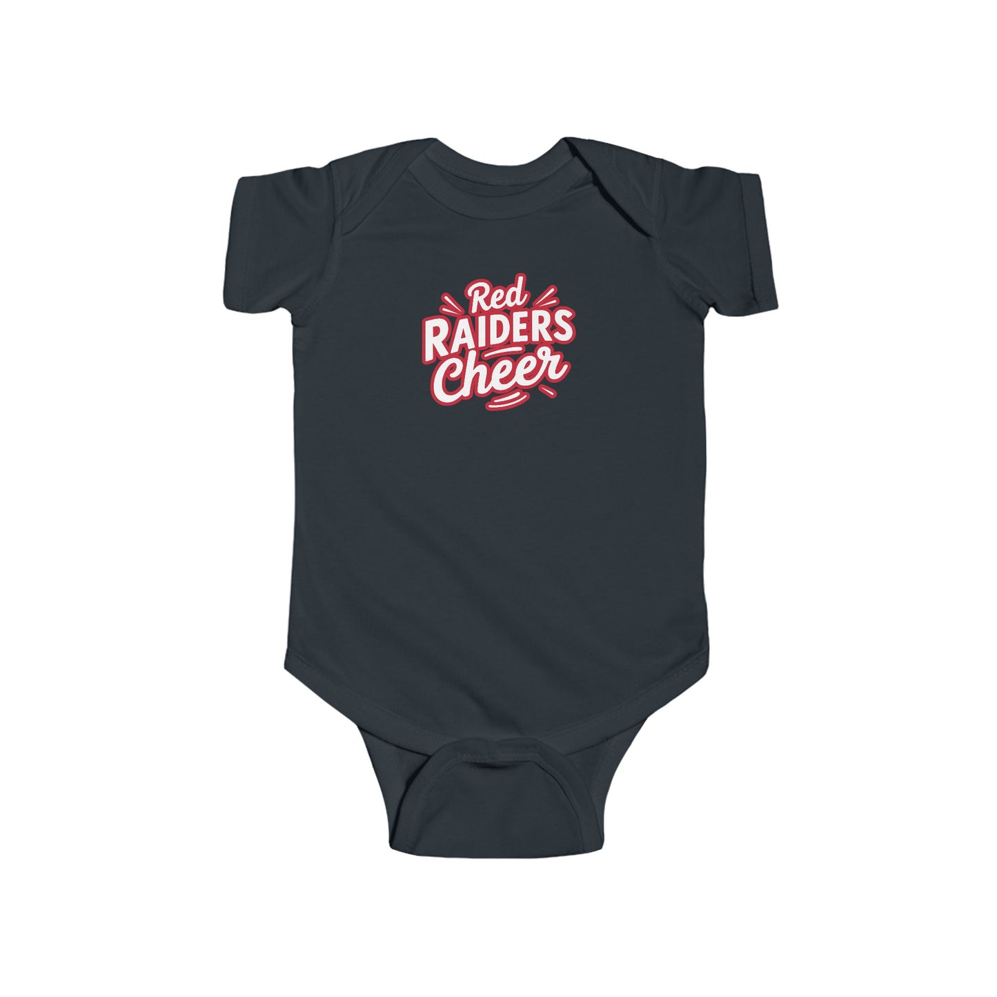 Short Sleeve Baby Bodysuit \ Marion County Red Raiders Cheer \ MCC1