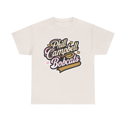 Adult Tee \ Phill Campbell Bobcats \ PCBG1