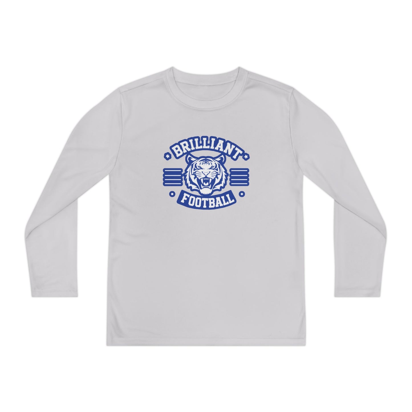Youth Long Sleeve Tee \ Brilliant Tigers Football \ BTF2