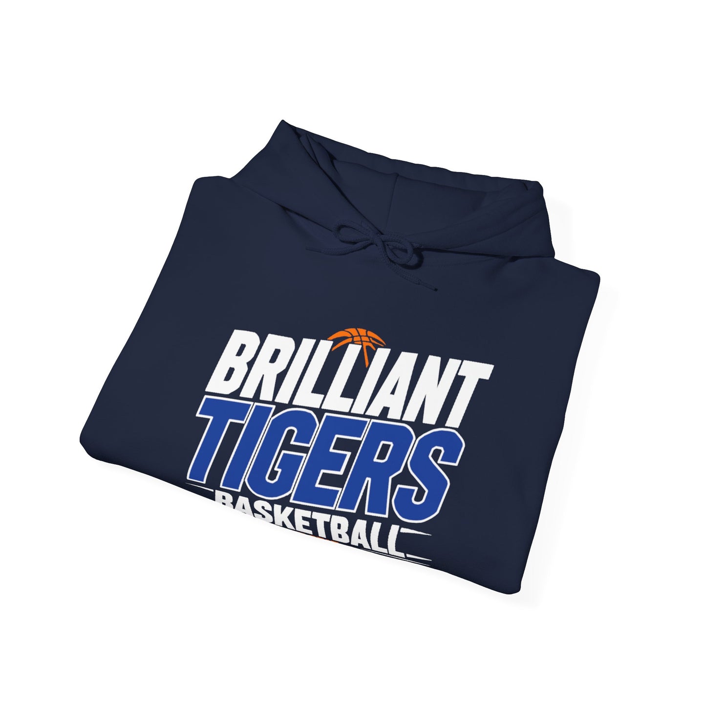 Adult Hoodie Sweatshirt \ Brilliant Tigers Basketball \ BTBK1