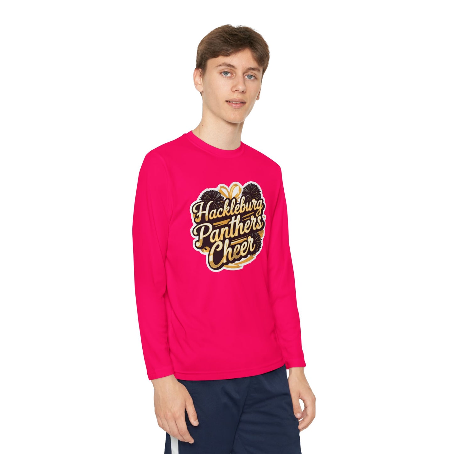 Youth Long Sleeve Tee \ Hackleburg Panthers Cheer \ HPC2