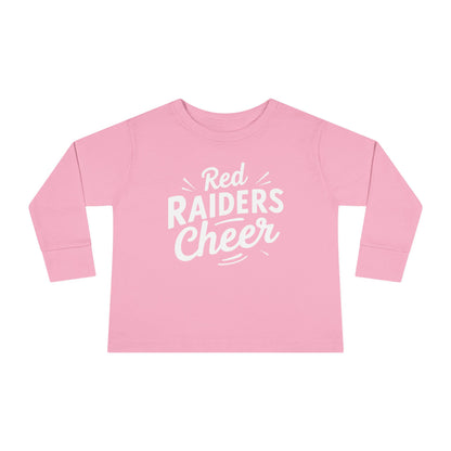 Toddler Long Sleeve Tee \ Marion County Red Raiders Cheer \ MCC1