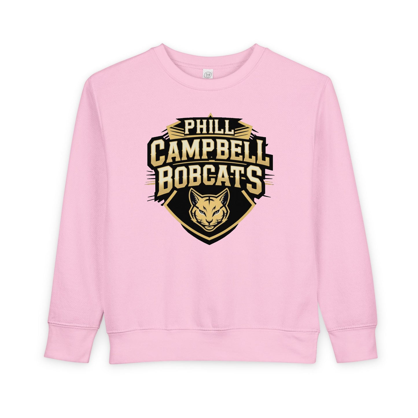 Toddler Crewneck Sweatshirt \ Phill Campbell Bobcats \ PCB1