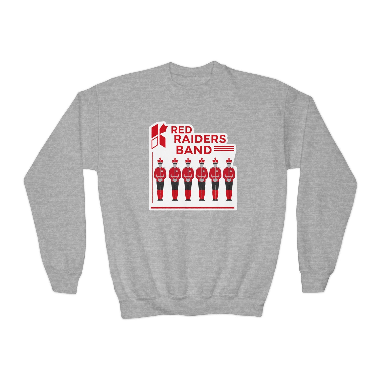Youth Crewneck Sweatshirt \ Marion County Red Raiders Band \ MCB1