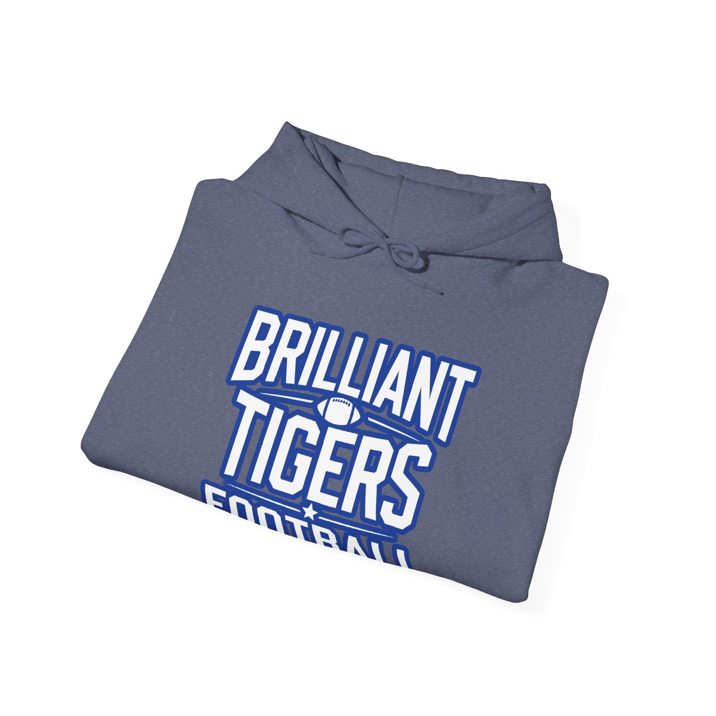 Adult Hoodie Sweatshirt \ Brilliant Tigers Football \ BTF1
