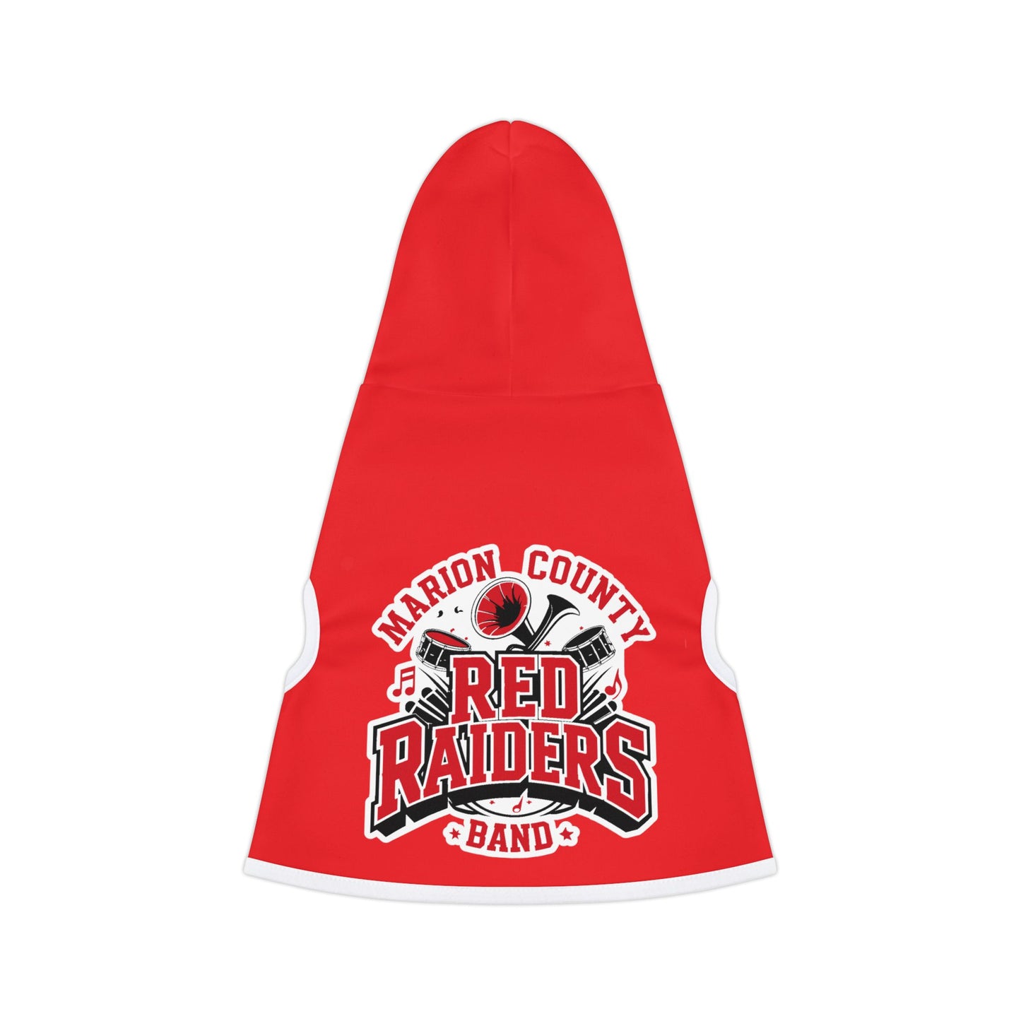 Pet Hoodie \ Marion County Red Raiders Band \ MCB2