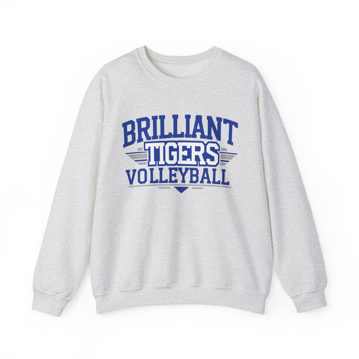 Adult Crewneck Sweatshirt \ Brilliant Tigers Volleyball \ BTV2