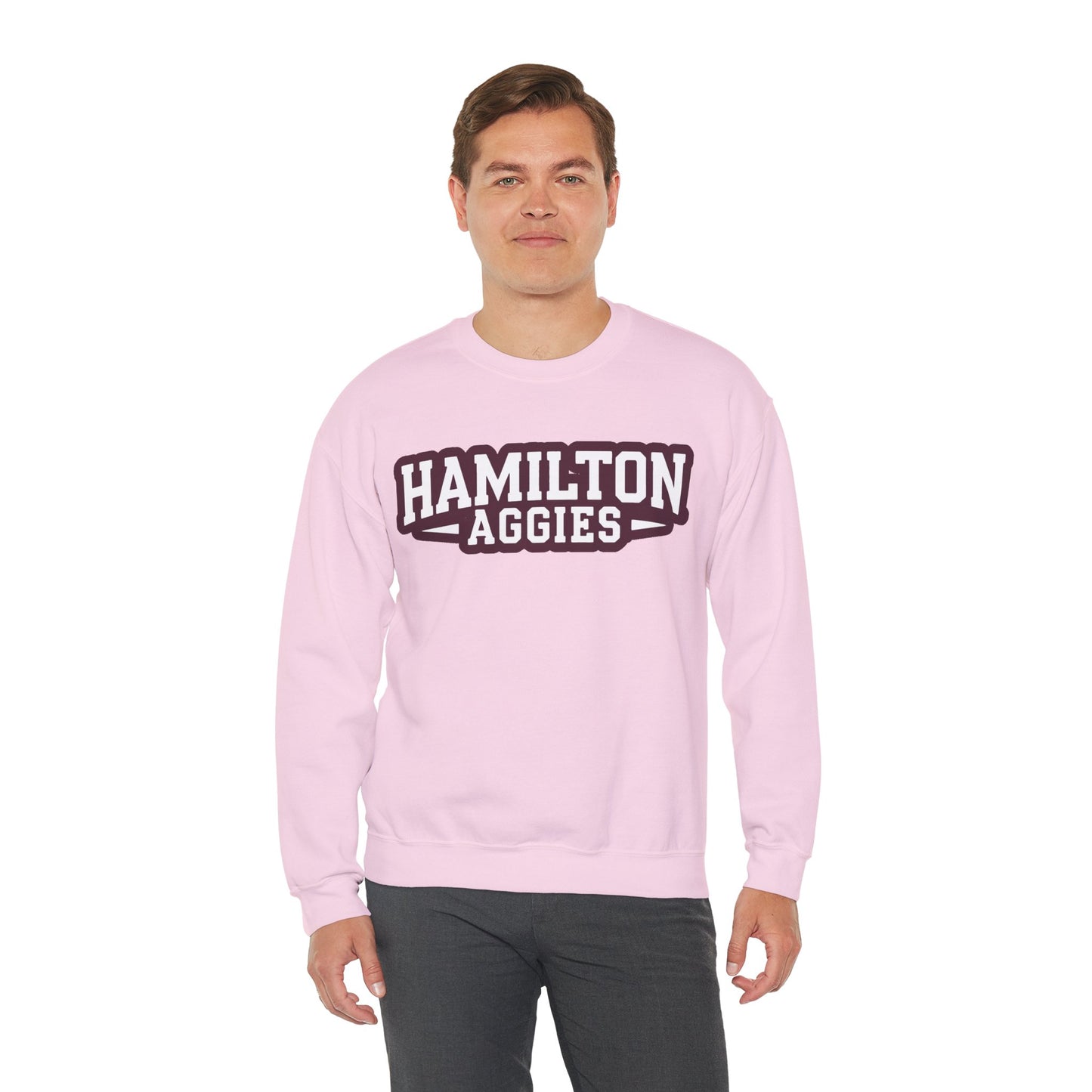 Adult Crewneck Sweatshirt \ Hamilton Aggies \ HA3